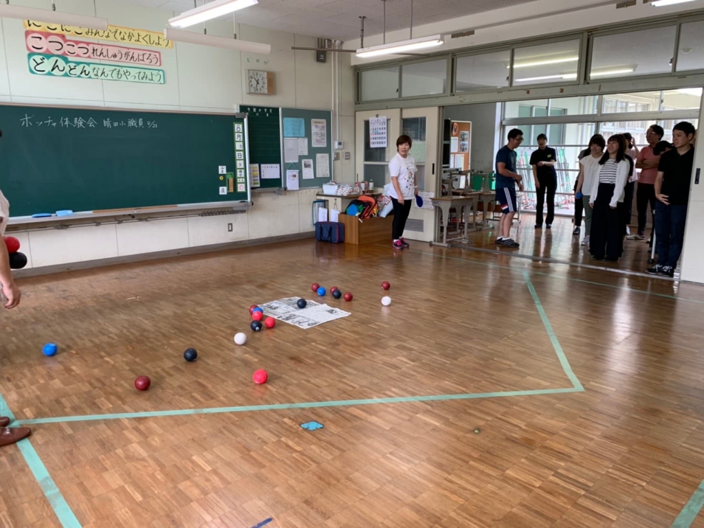 晴田小学校の職員研修に行ってきました。